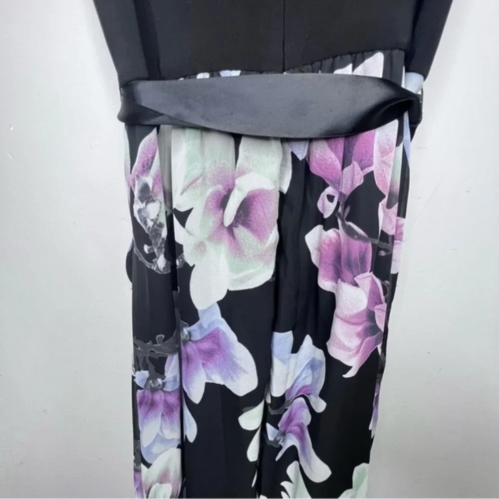 SLNY Maxi Floral Dress Size 6 - Picture 7 of 11